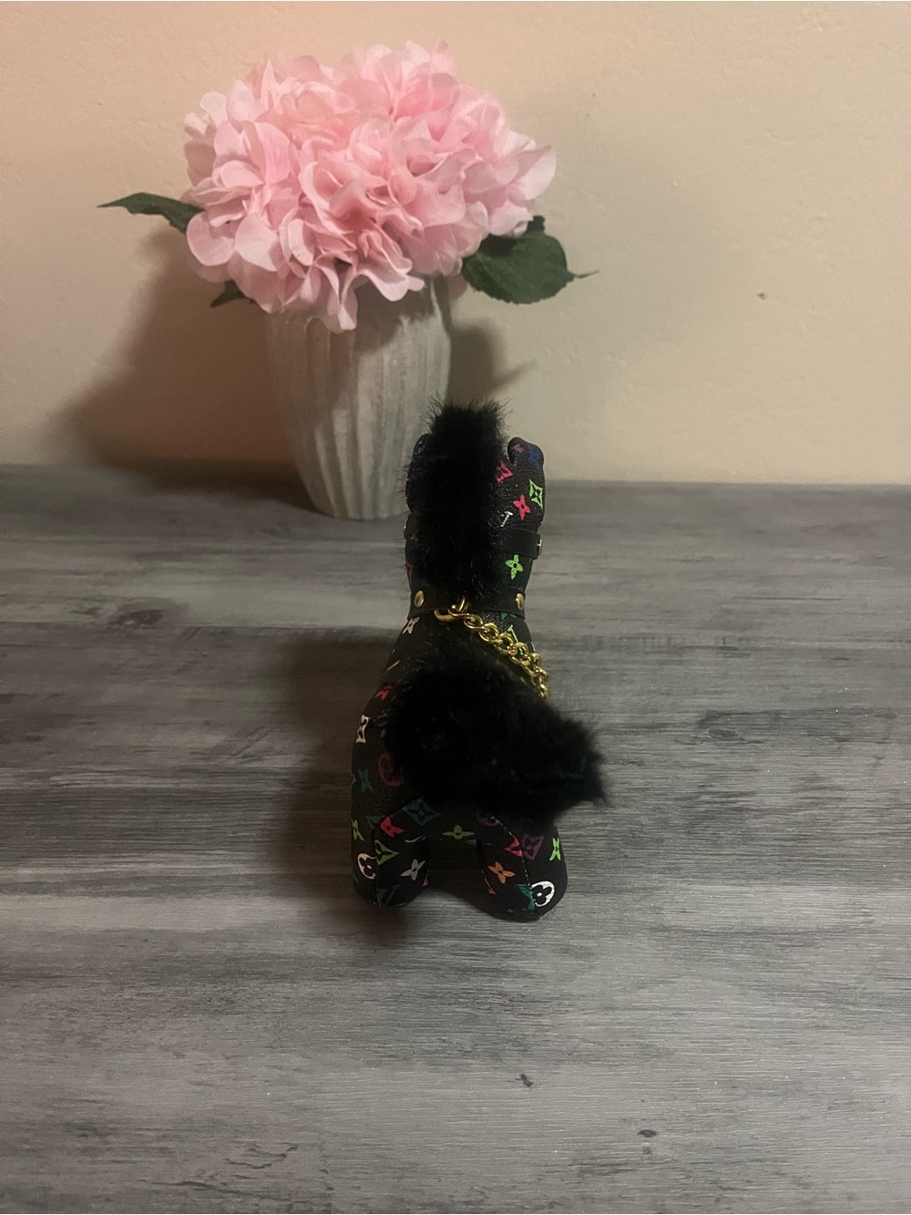 Black Multicolor Pony Bag Charm - Picture 4 of 6